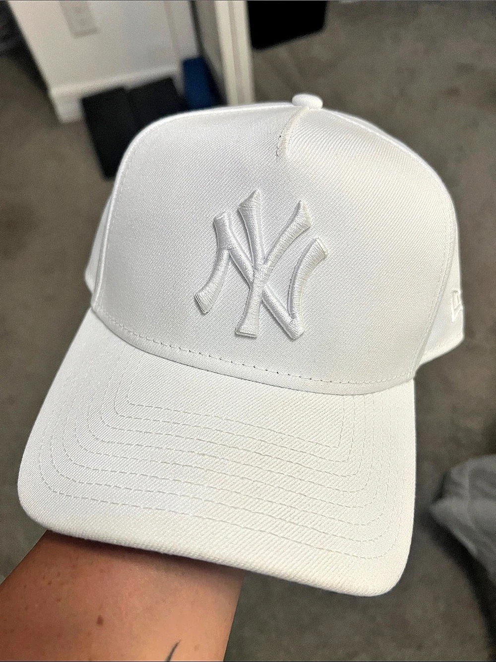 New Era New York Yankees MLB 9FORTY Snapback Hat White